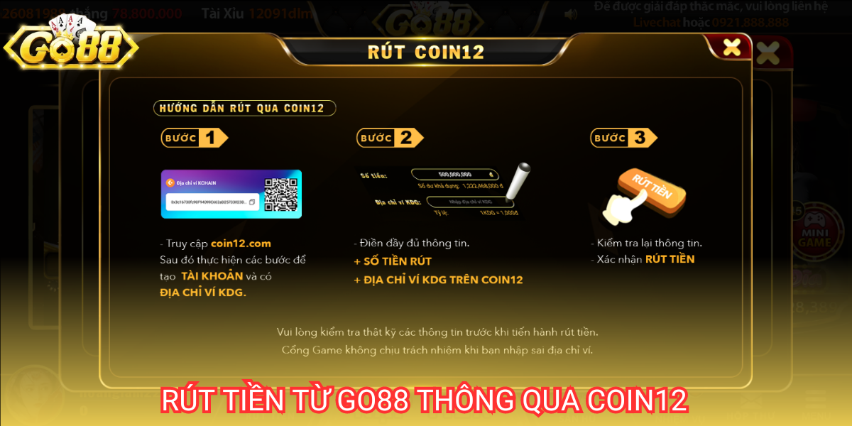 COIN12 là phương thức mới được cập nhật với tính bảo mật cao